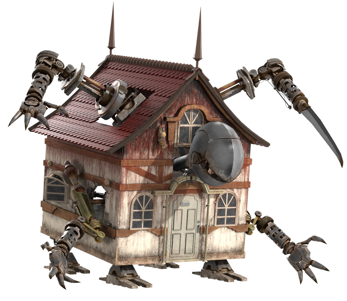 Hell House Render from Final Fantasy VII Remake