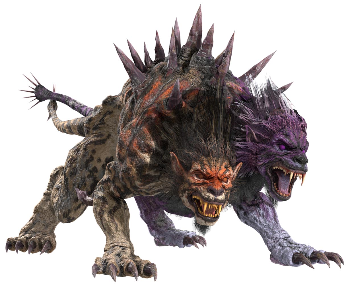 Hellhound Render from Final Fantasy VII Remake