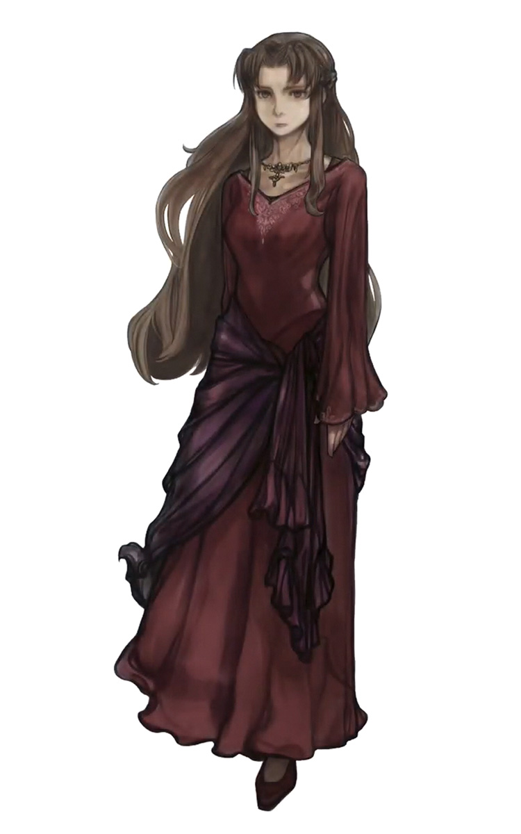 Ifalna Concept Art from Final Fantasy VII Remake