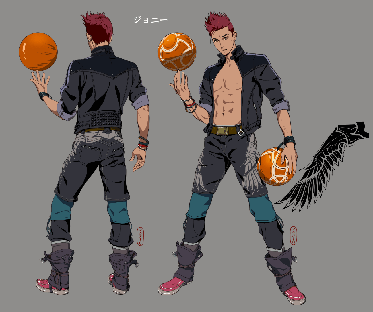 Johnny Concept Artwork from Final Fantasy VII Remake