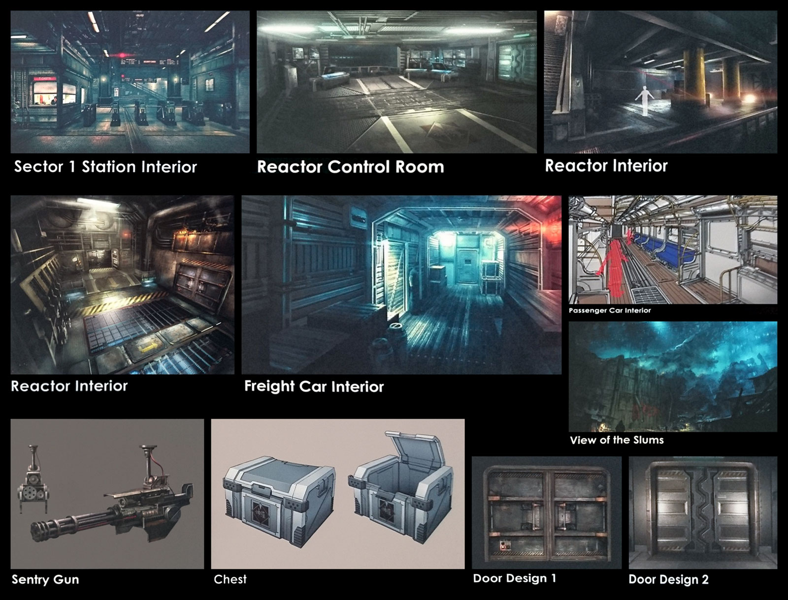 Midgar Concept Art from Final Fantasy VII Remake