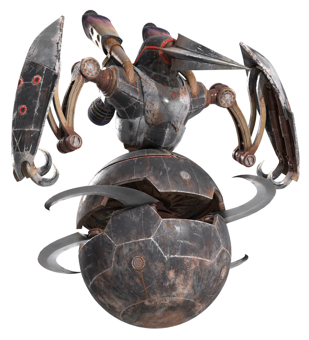 M.O.T.H. Unit Render from Final Fantasy VII Remake