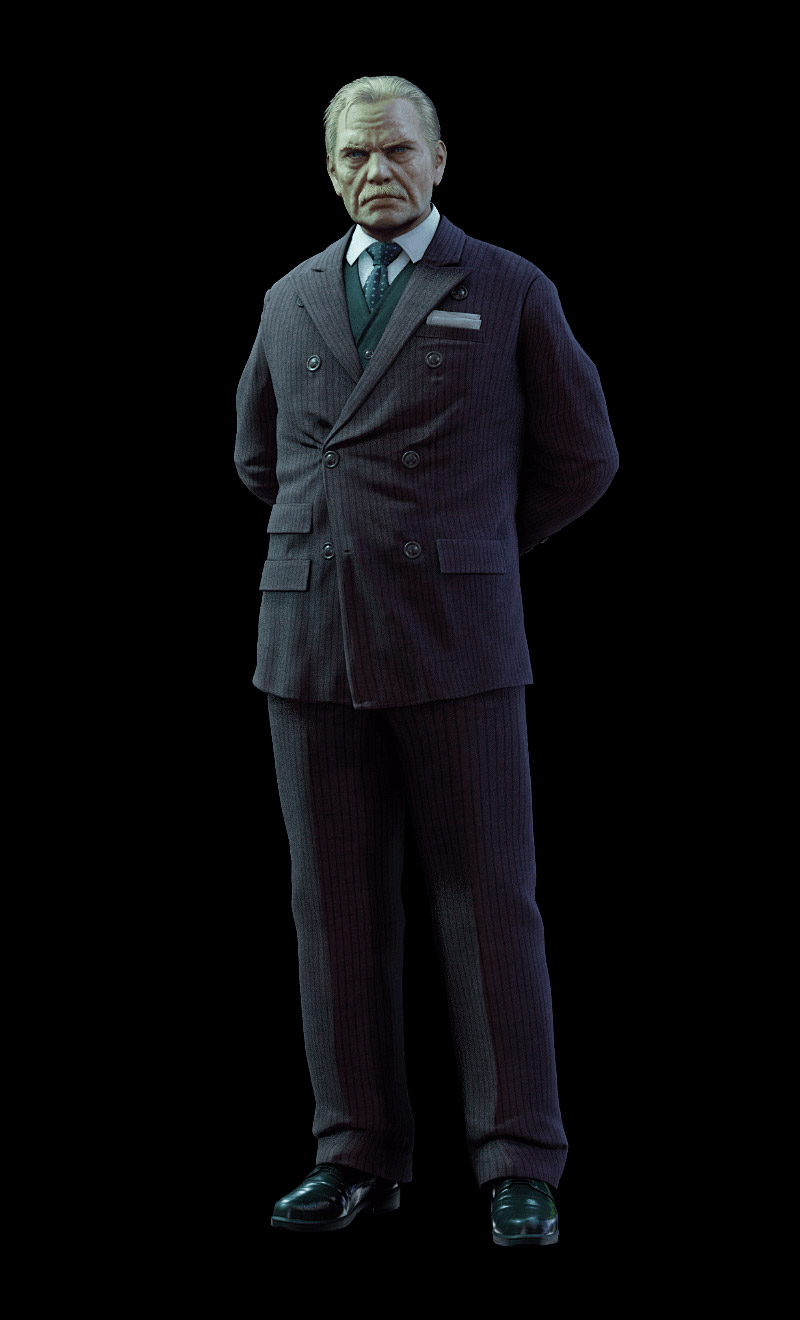 President Shinra Art from Final Fantasy VII Remake