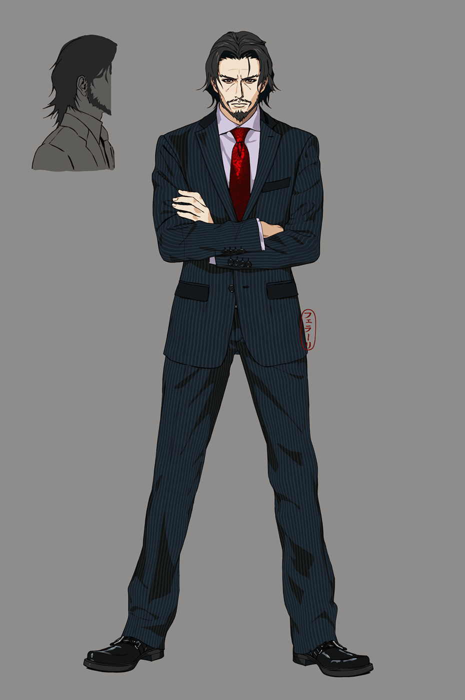 Reeve Tuesti Concept Artwork from Final Fantasy VII Remake