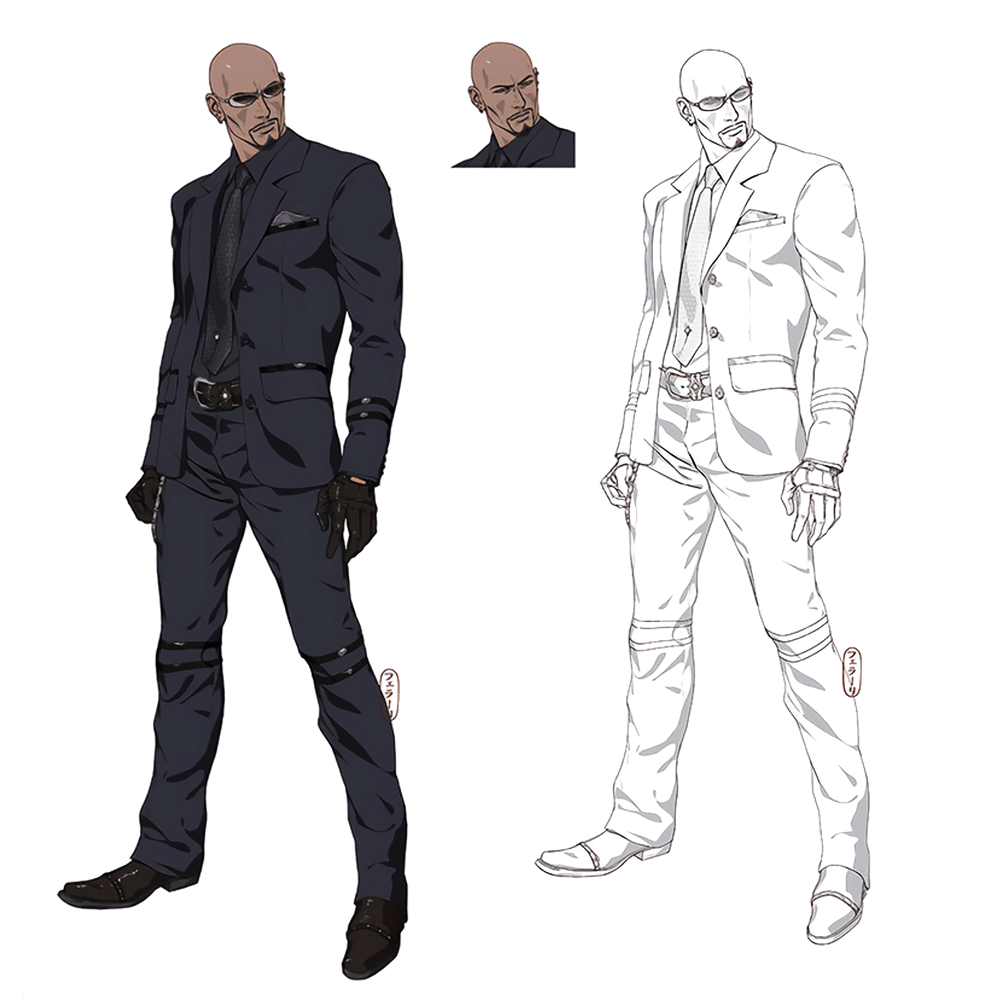 Rude Concept Art from Final Fantasy VII Remake