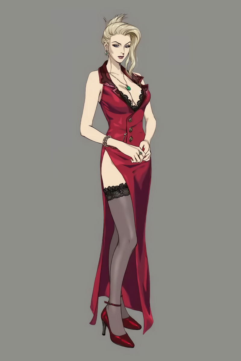 Scarlet Concept Art from Final Fantasy VII Remake
