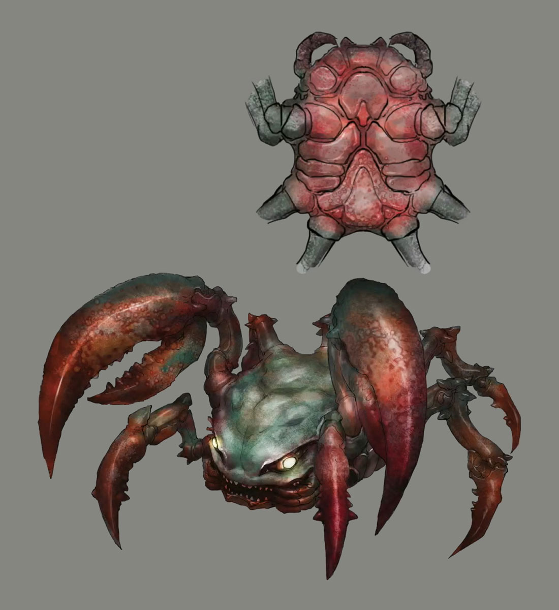 Scissorclaw Concept Art from Final Fantasy VII Remake