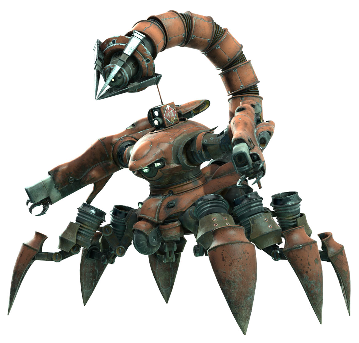 Scorpion Sentinel Render from Final Fantasy VII Remake
