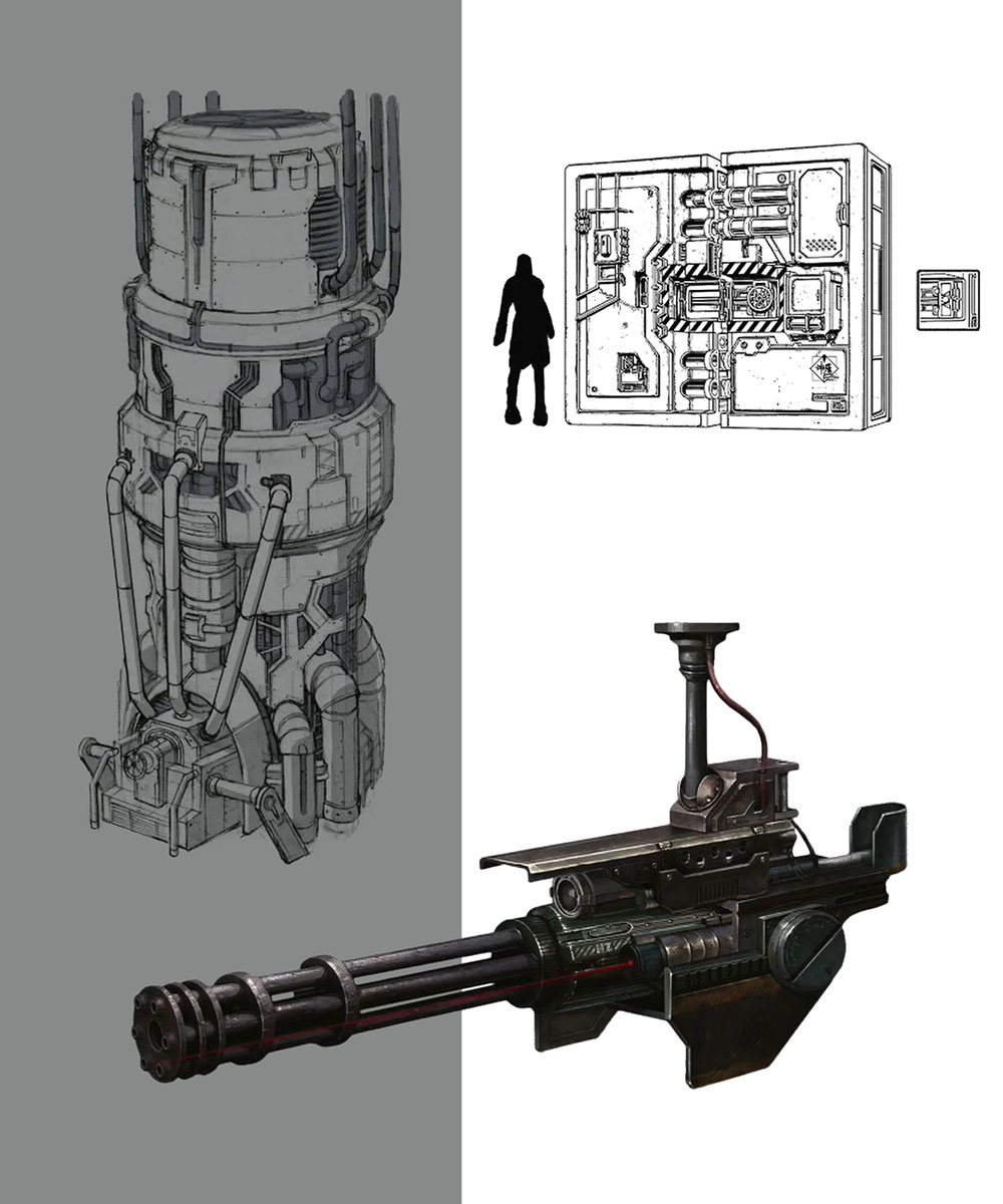 Sector 1 Reactor Art from Final Fantasy VII Remake
