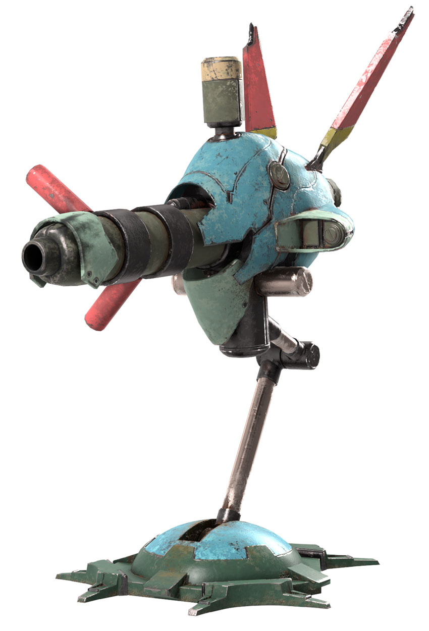 Sentry Ray Render from Final Fantasy VII Remake
