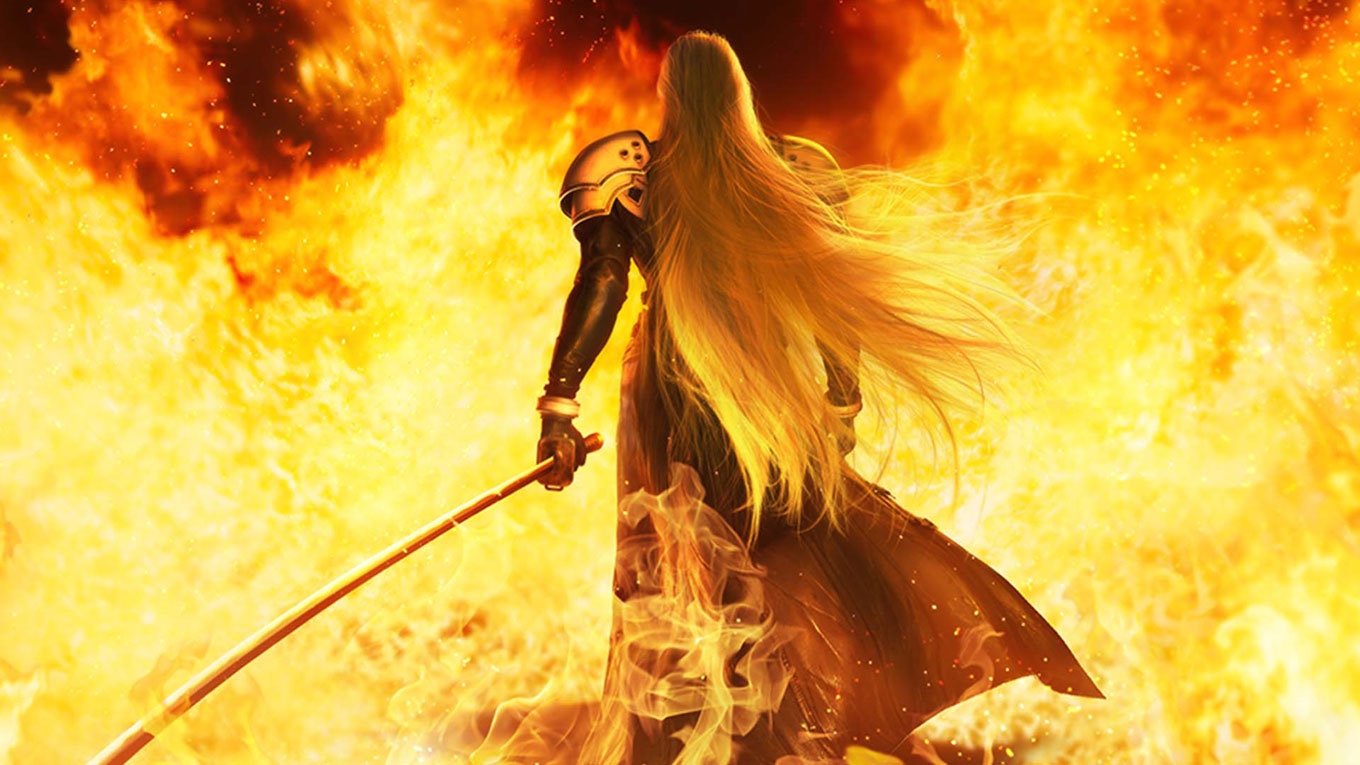 Sephiroth Key Art from Final Fantasy VII Remake