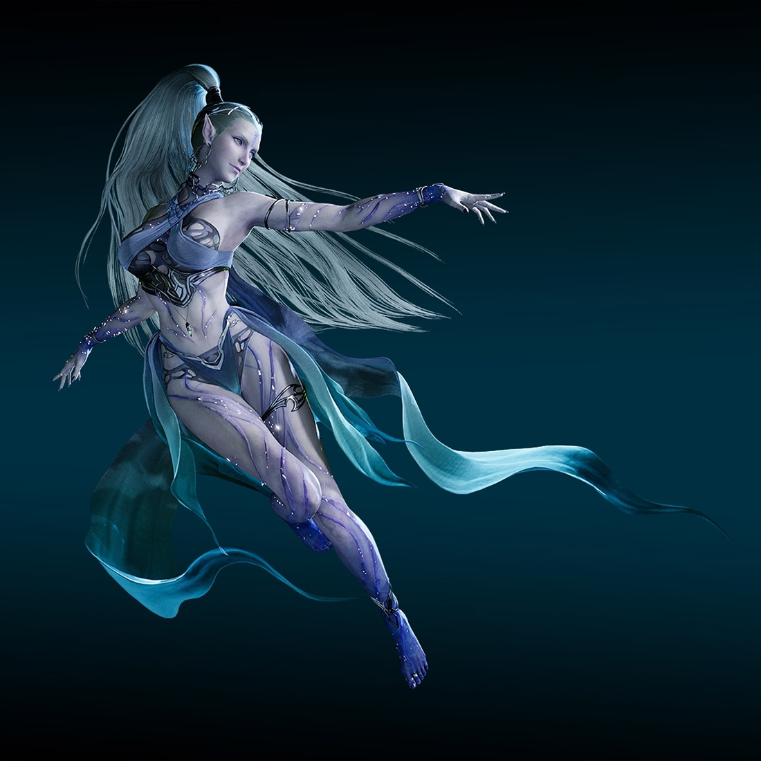 Shiva Art from Final Fantasy VII Remake