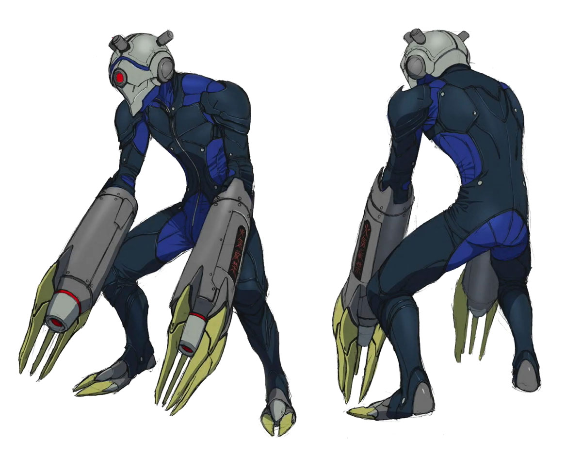 Shock Trooper Concept Art from Final Fantasy VII Remake