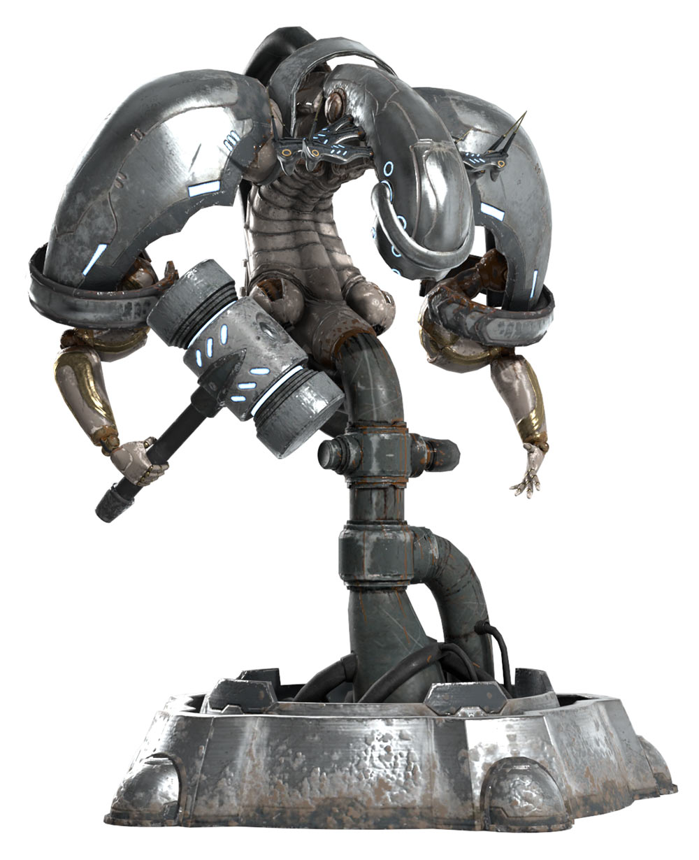 Sledgeworm Render from Final Fantasy VII Remake
