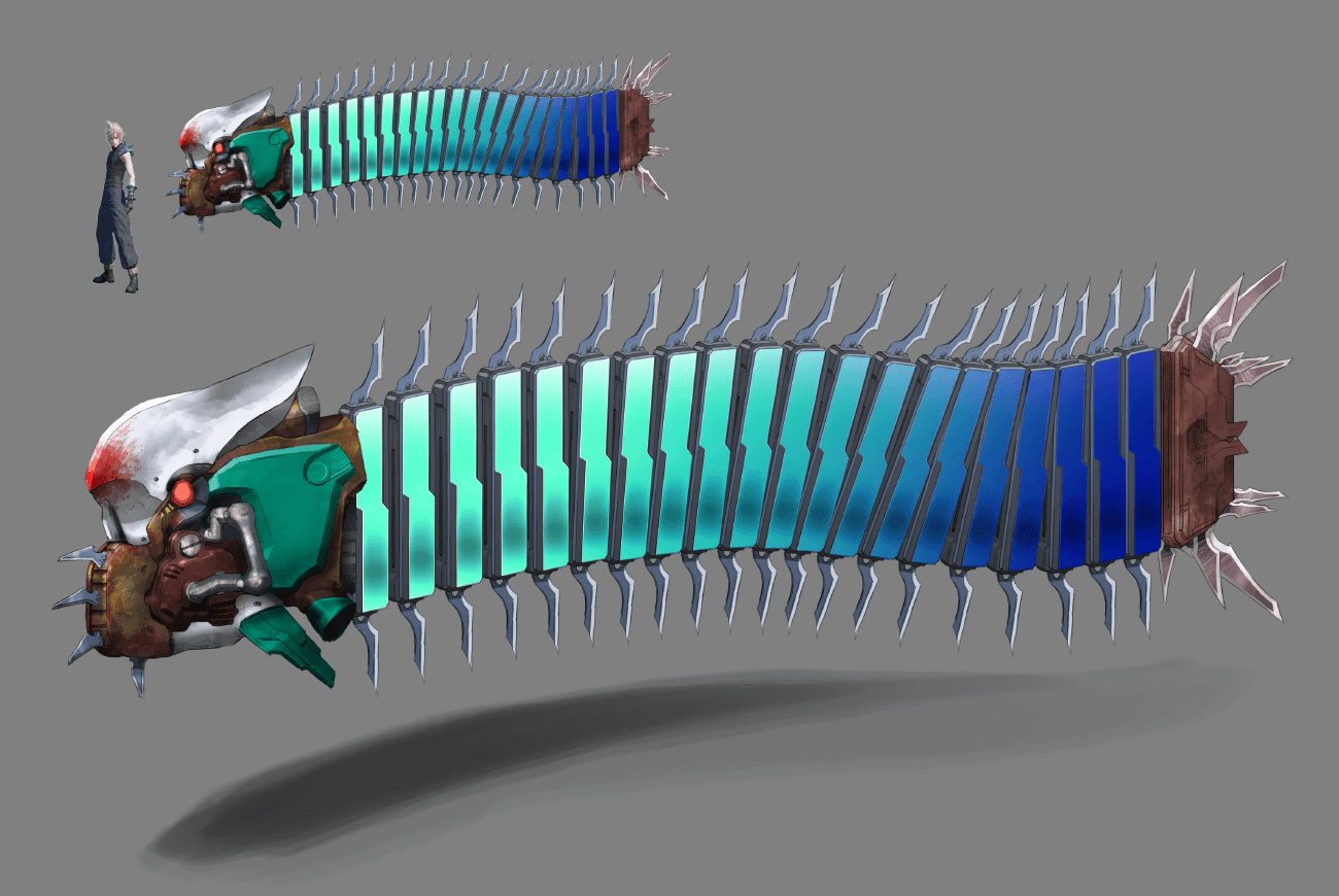 Swordipede Concept Art from Final Fantasy VII Remake