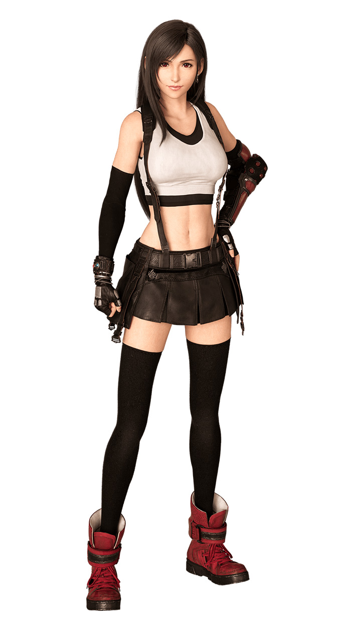 Tifa Artwork from Final Fantasy VII Remake