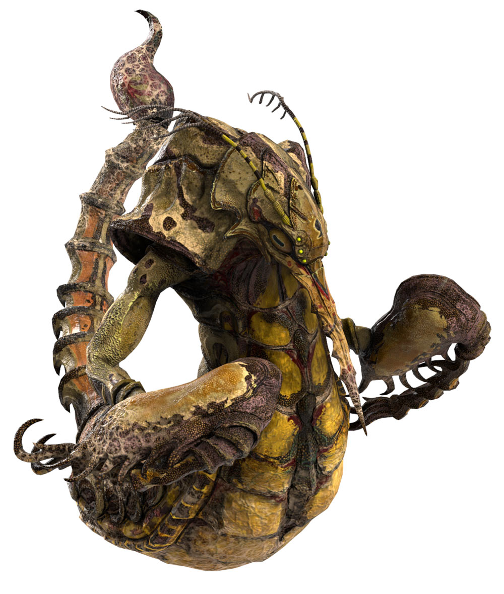 Venomantis Render from Final Fantasy VII Remake