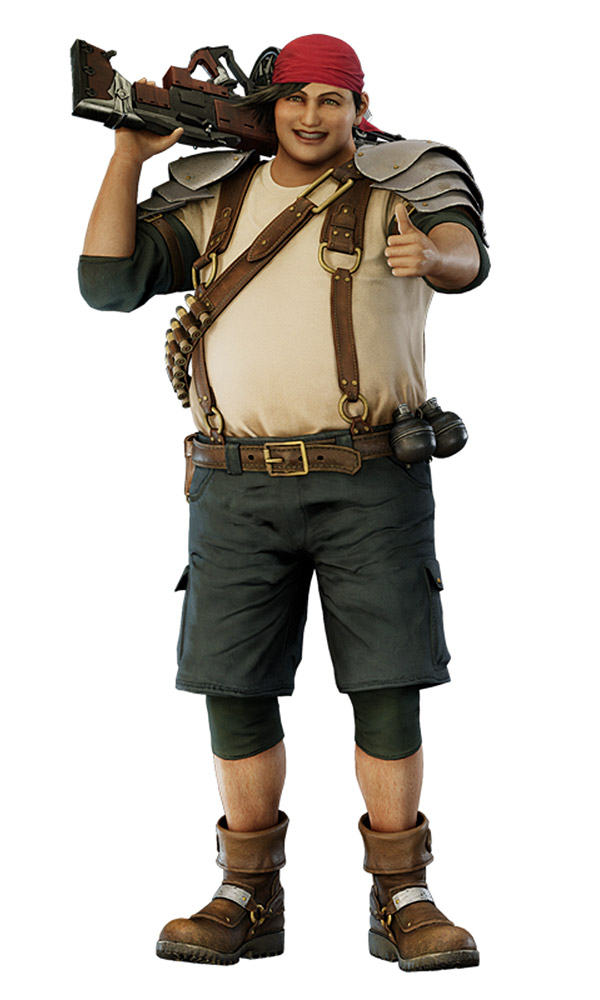 Wedge Artwork from Final Fantasy VII Remake