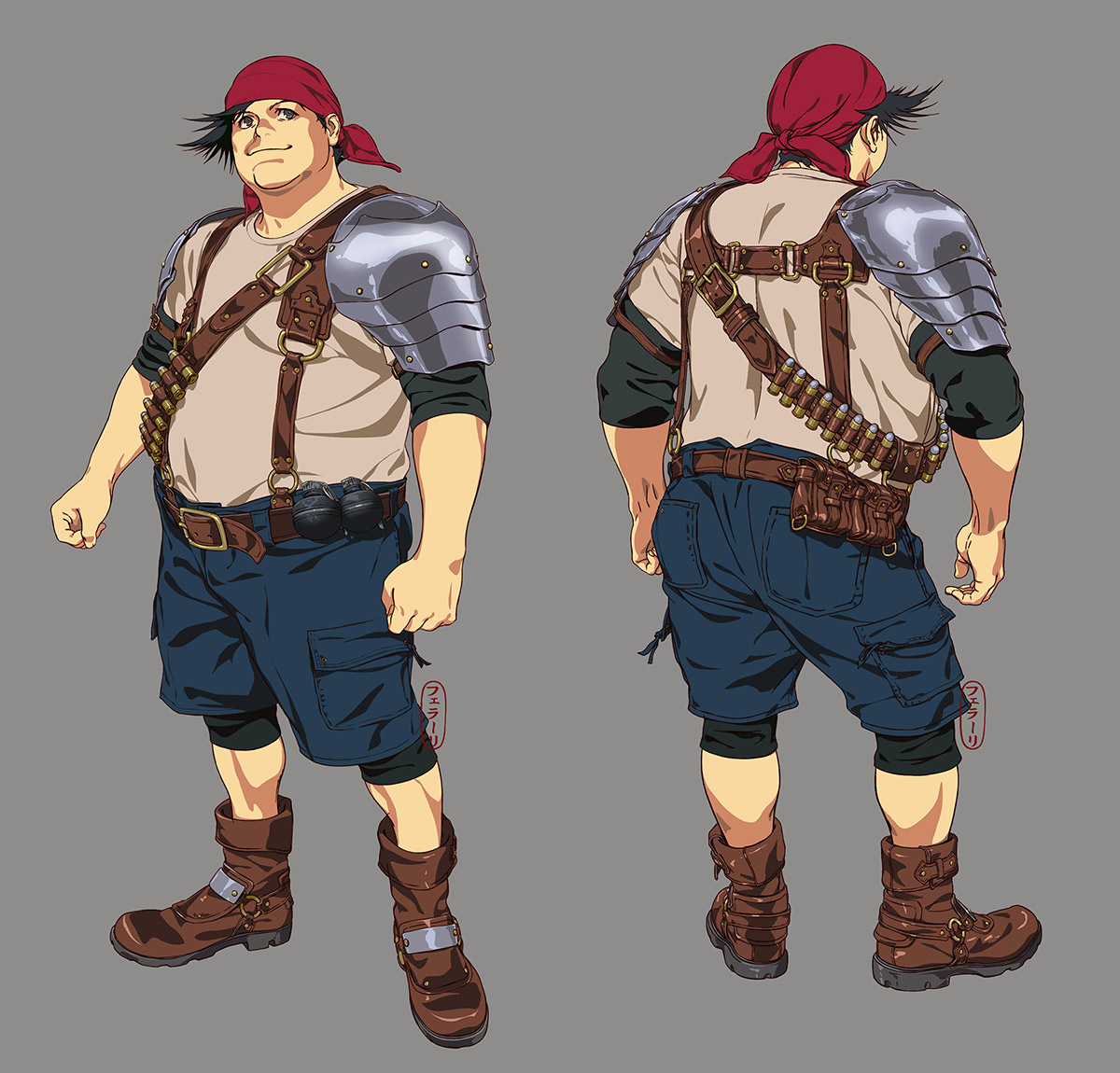 Wedge Concept Artwork from Final Fantasy VII Remake