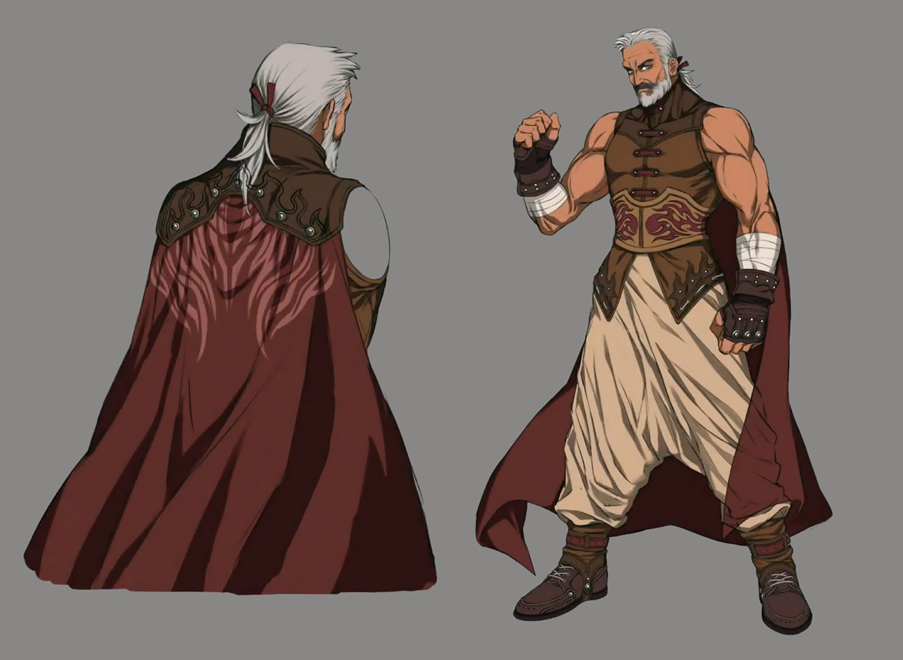 Zangan Concept Art from Final Fantasy VII Remake