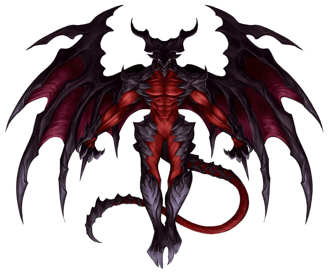 Diabolos Summon Concept Art from Final Fantasy: Brave Exvius
