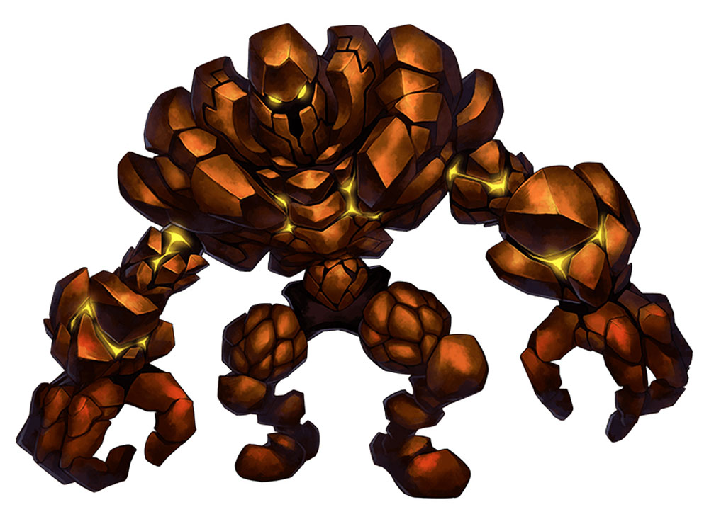 Golem Summon Concept Art from Final Fantasy: Brave Exvius
