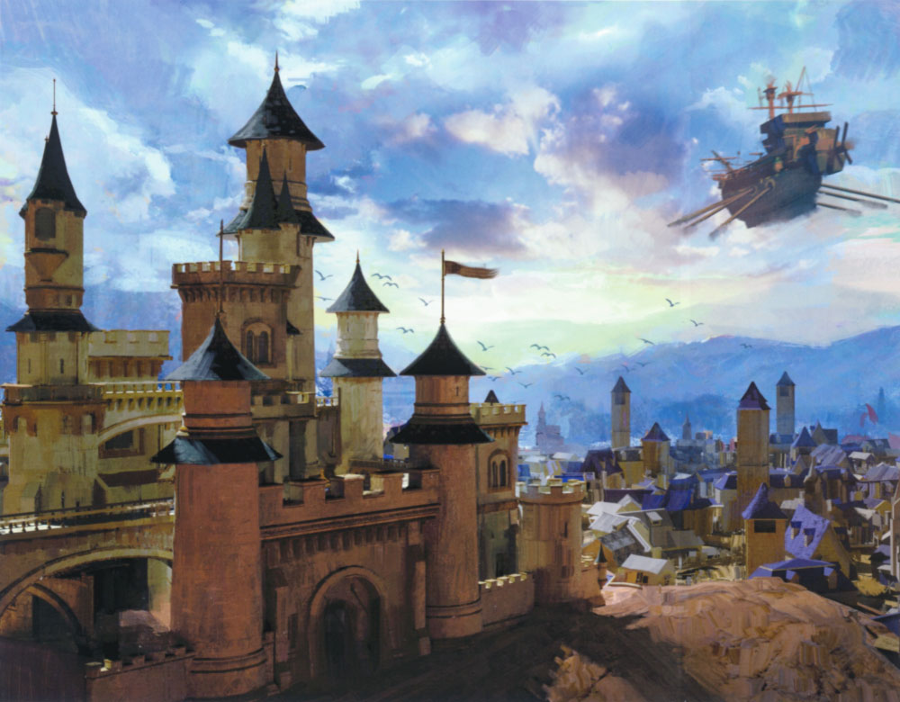 Grandshelt Concept Art from Final Fantasy: Brave Exvius