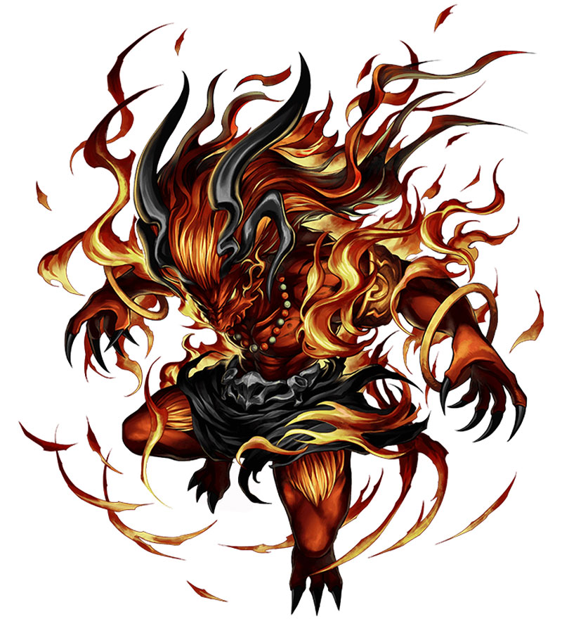 Ifrit Summon Concept Art from Final Fantasy: Brave Exvius