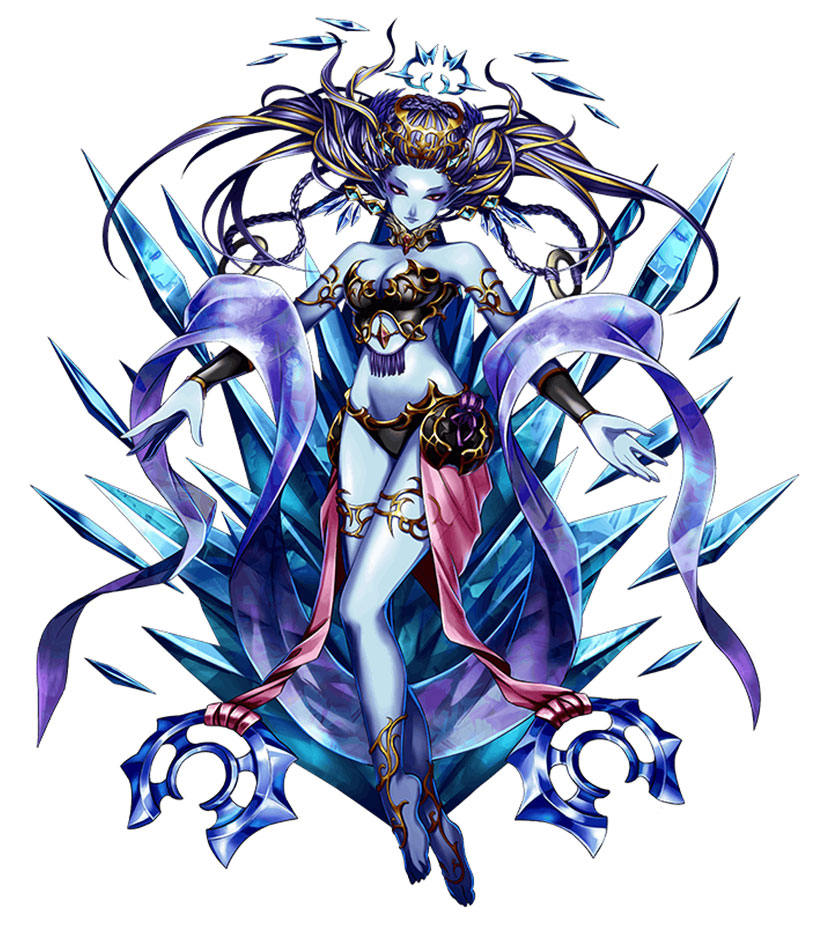 Shiva Summon Concept Art from Final Fantasy: Brave Exvius