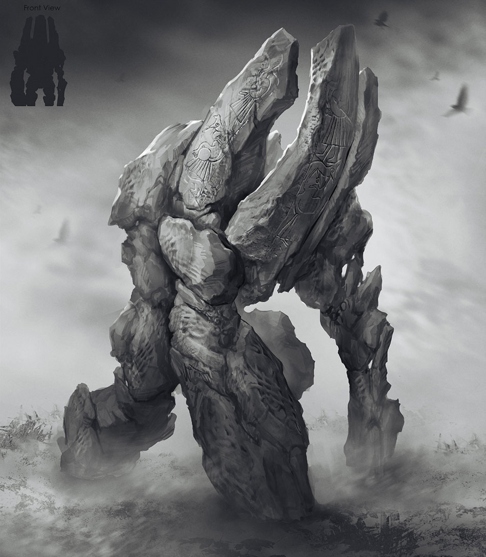 Ancient Concept Artwork from God of War