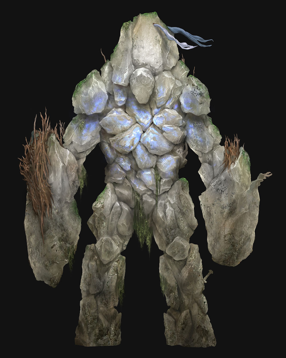 Ancient Crystal Concept Art from God of War