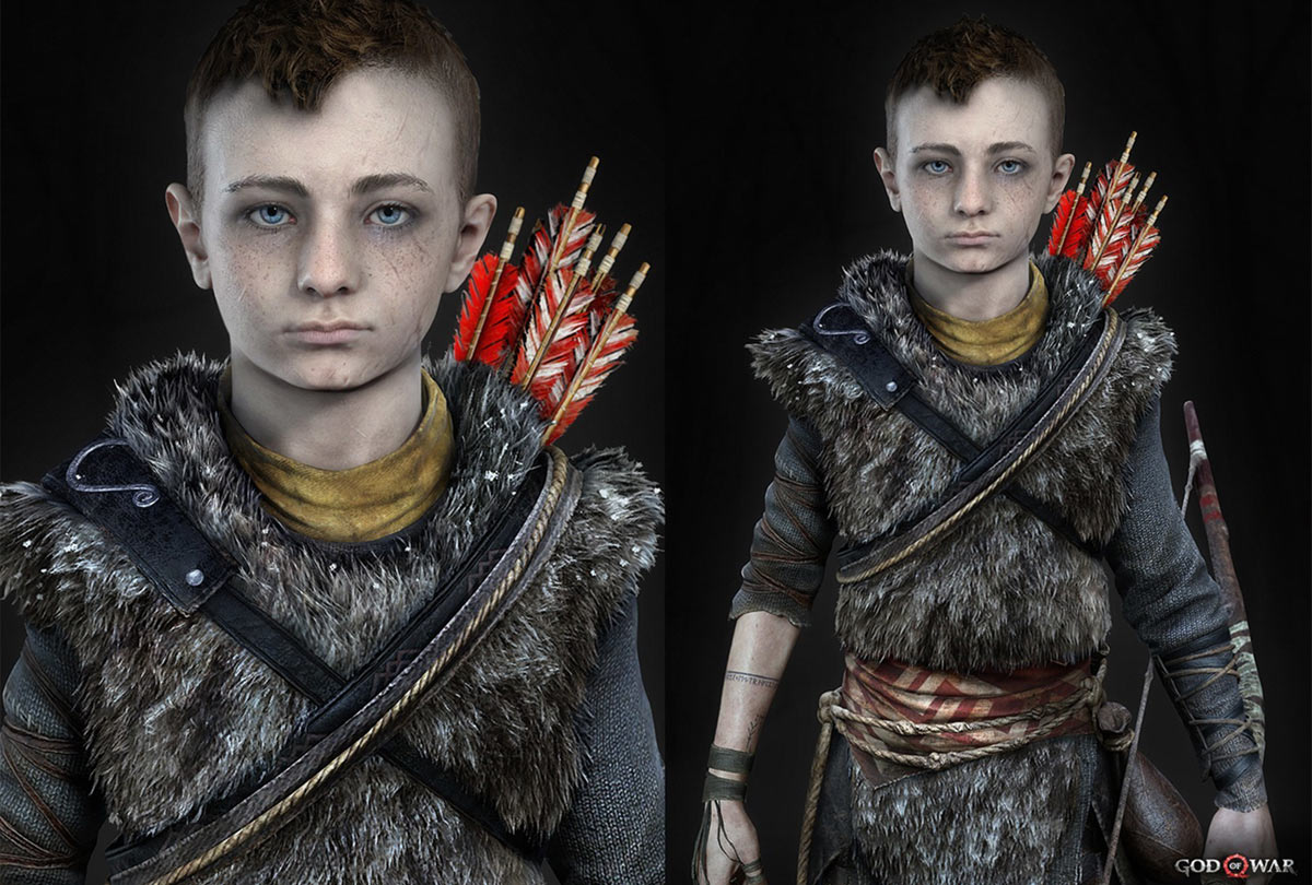 Atreus Render from God of War