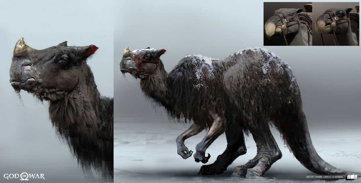 Brok's Beast Concept Artwork from God of War
