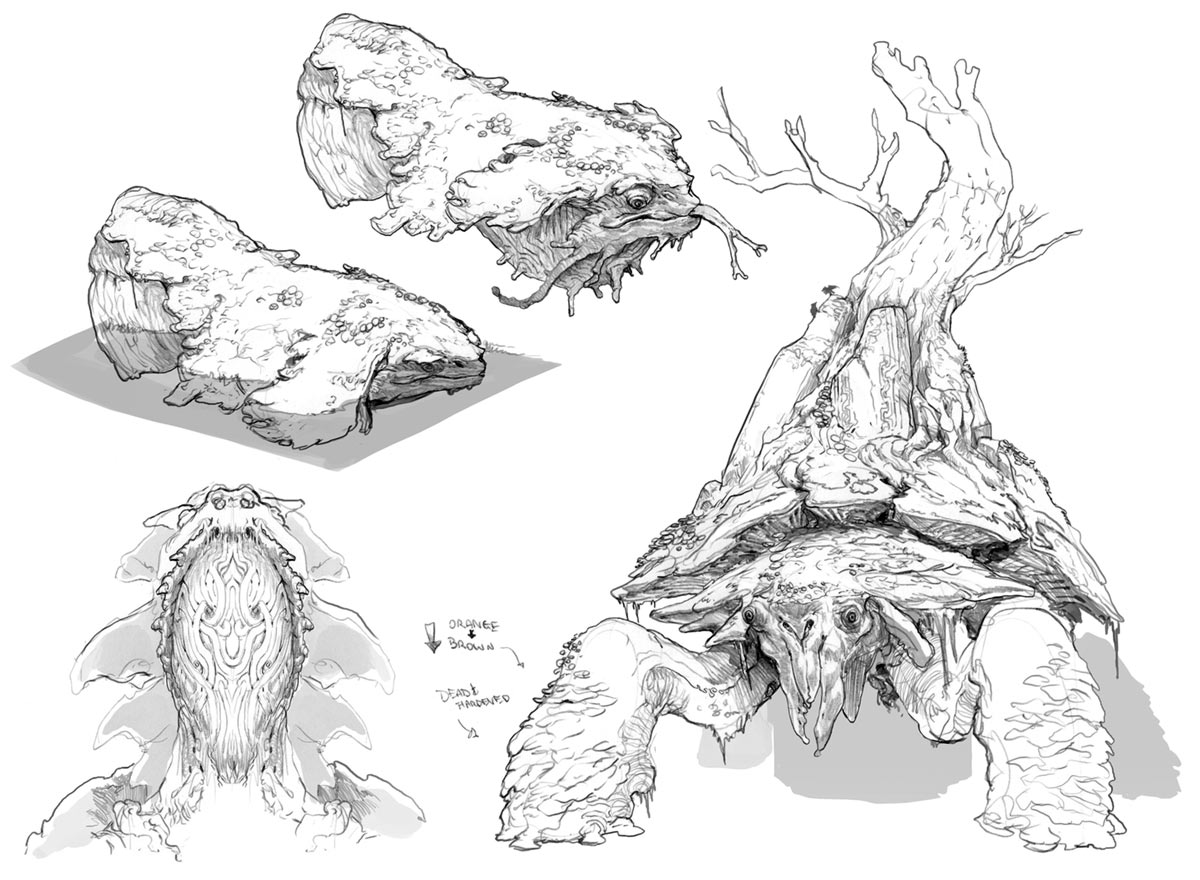 Charlie Frontside Concept Artwork from God of War