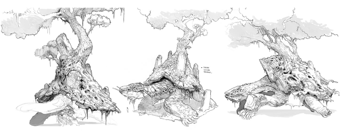 Charlie Concept Artwork from God of War