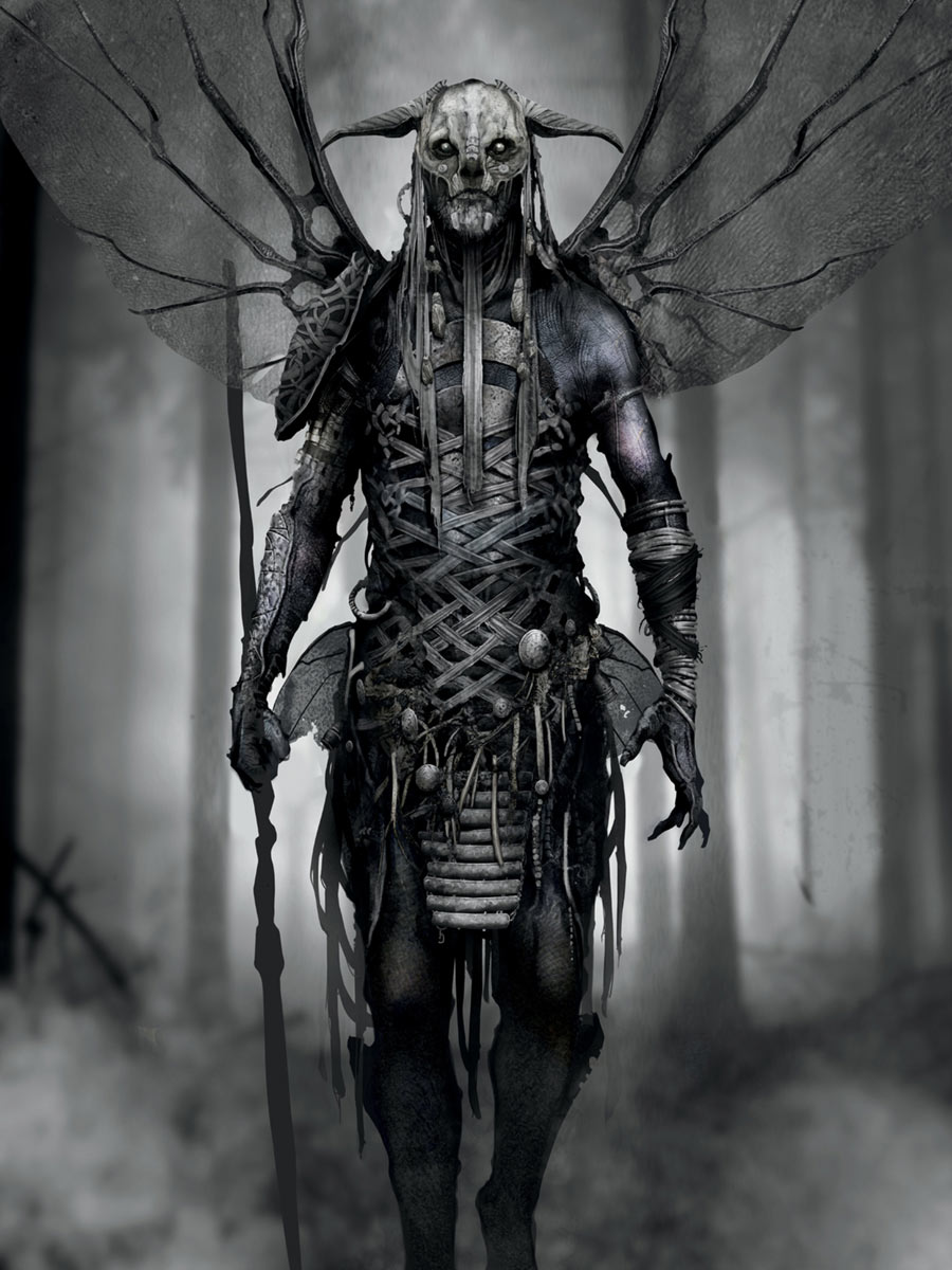 Dark Elf Concept Art from God of War