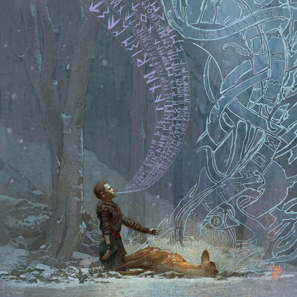 Death Rites Concept Art from God of War