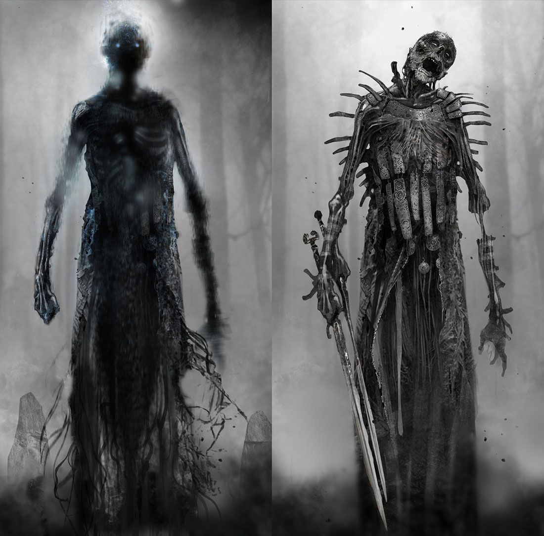Draugr Early Concept Artwork from God of War