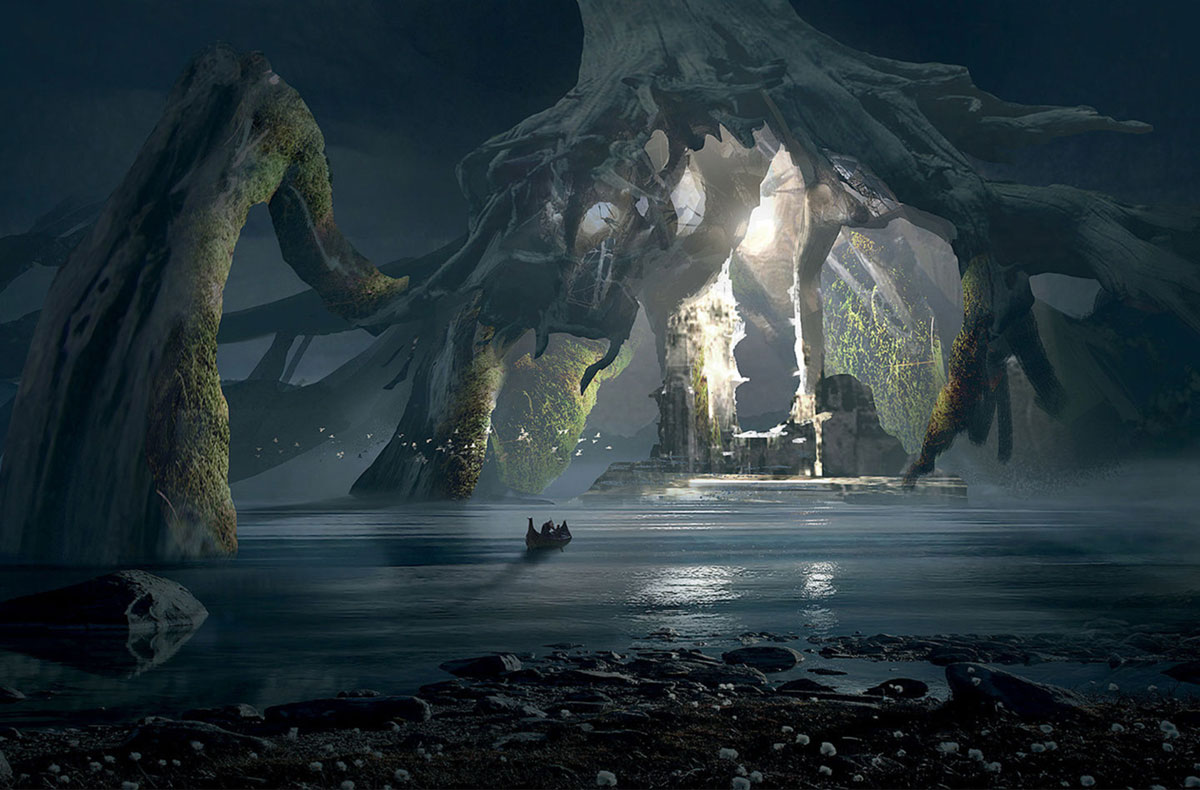 Environment Concept Artwork from God of War