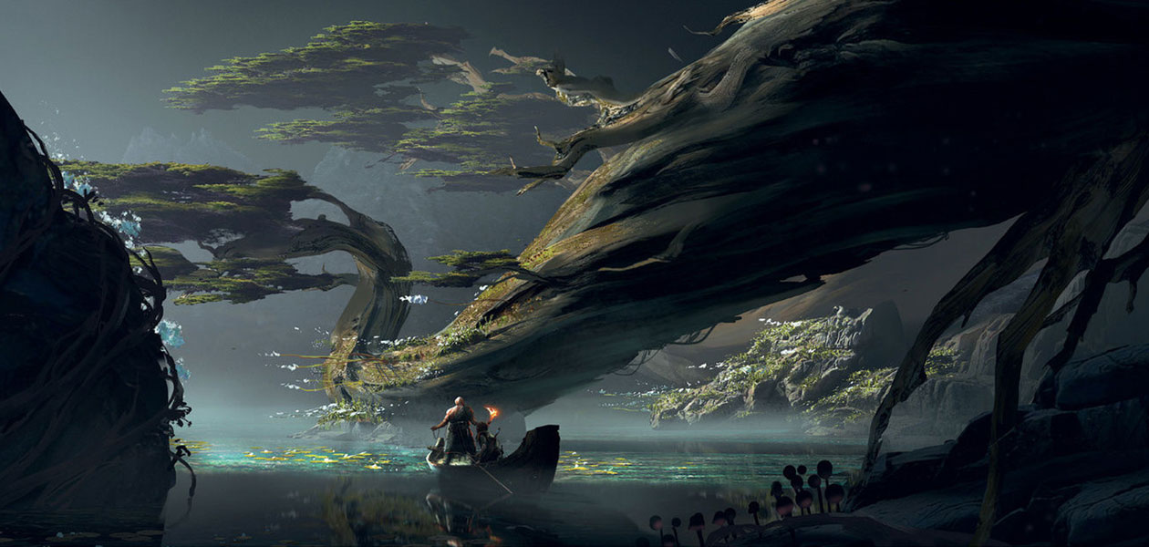 Environment Concept Artwork from God of War