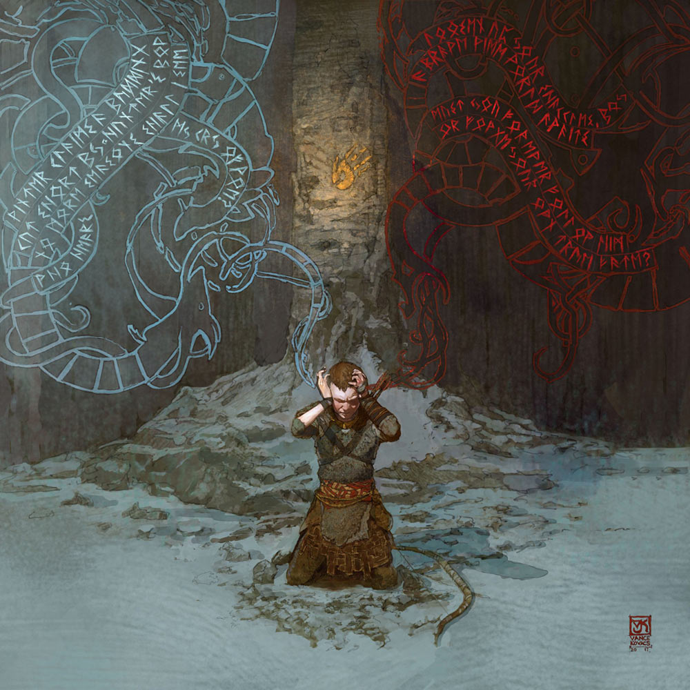 Hearing Voices Concept Art from God of War