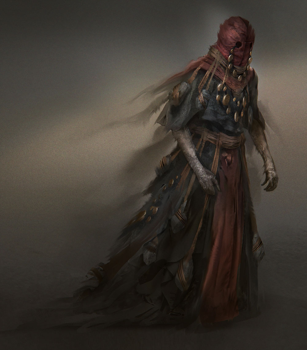 Helheim Dead Concept Art from God of War
