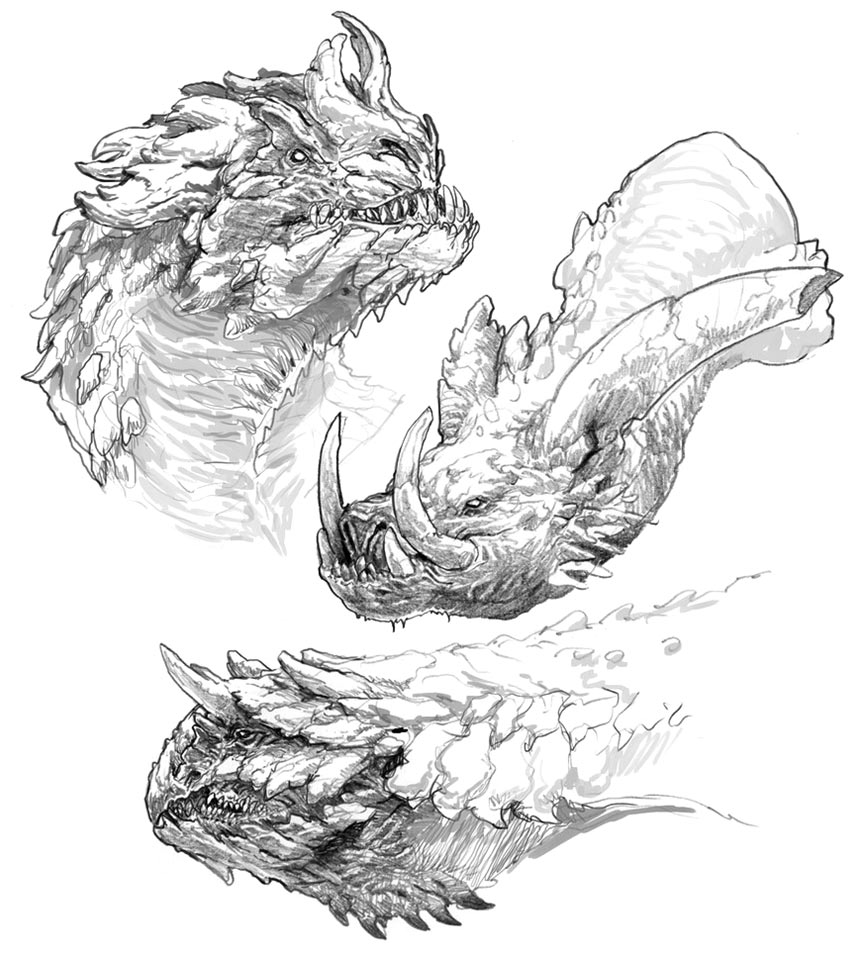 Hraezlyr Faces Concept Artwork from God of War