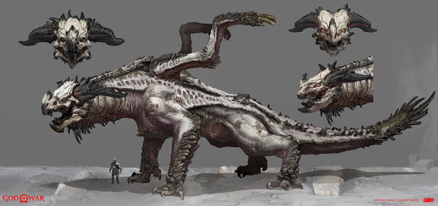 Hraezlyr Final Concept Art from God of War