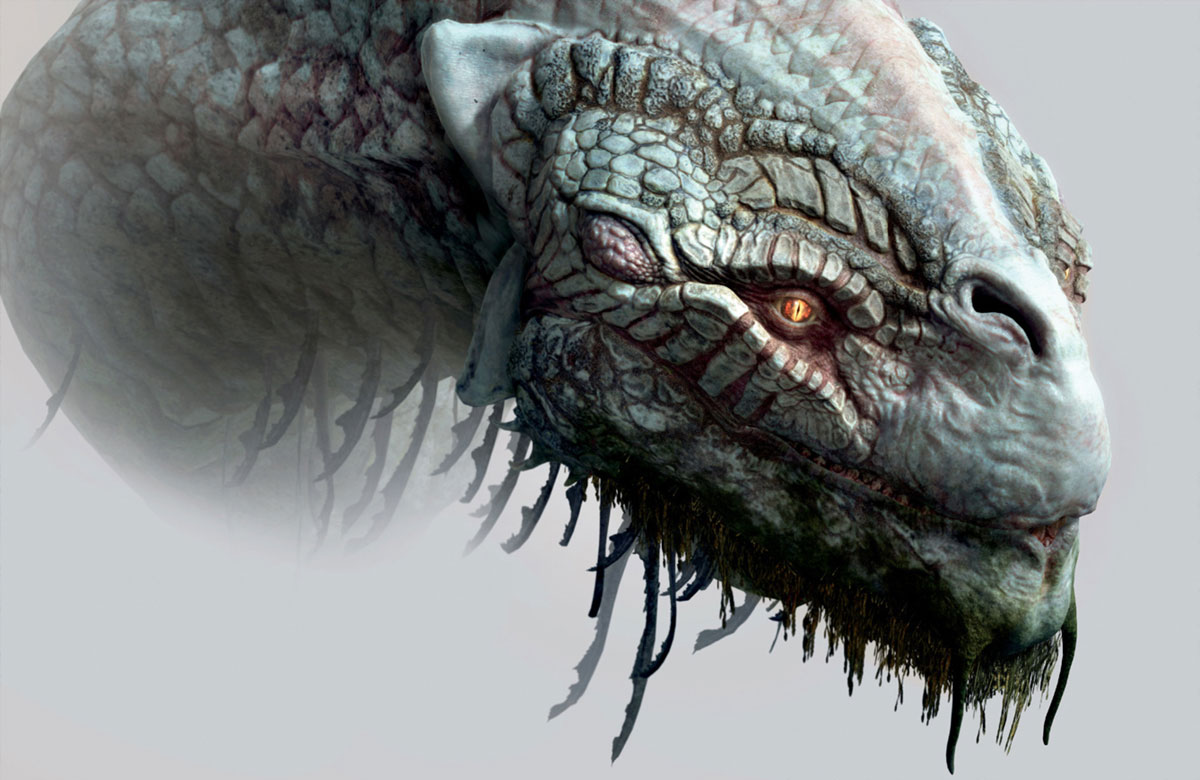 Jormungandr Model Artwork from God of War