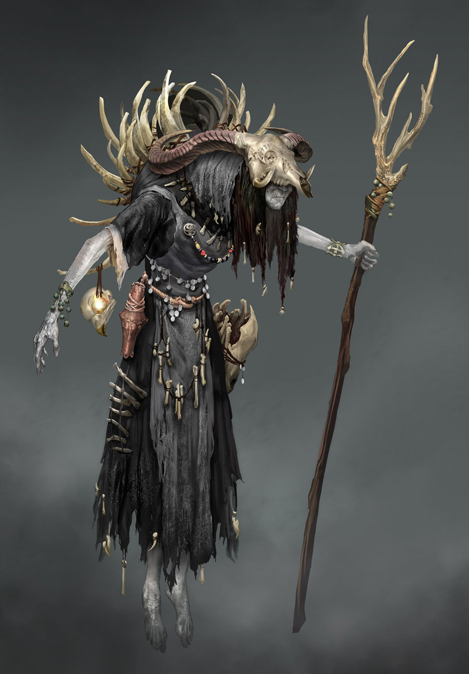 Kidnapper Witch Concept Art from God of War