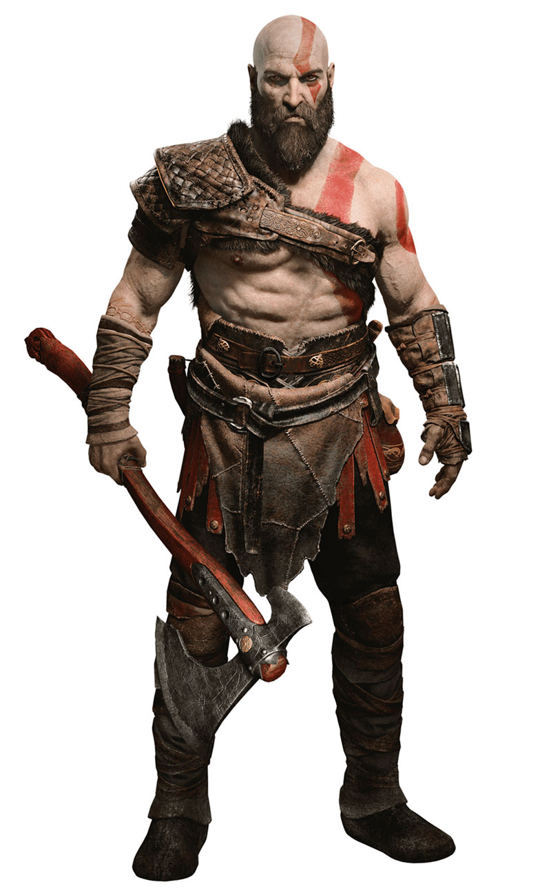 Kratos Artwork from God of War