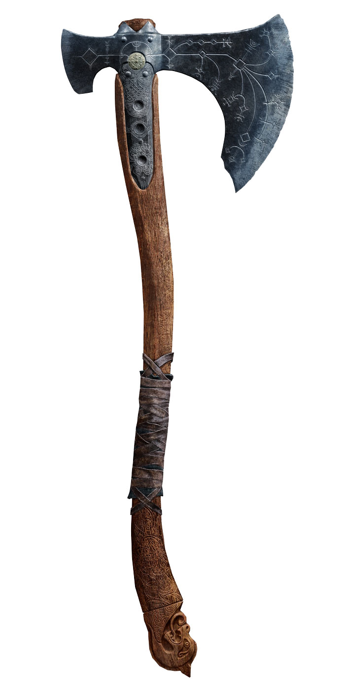 Leviathan Axe Art from God of War