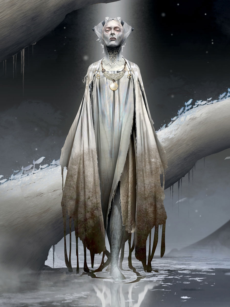 Light Elf Concept Art from God of War