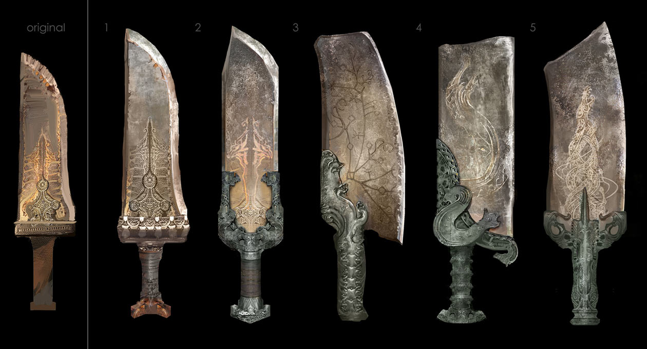Magni's Blade Concept Art from God of War